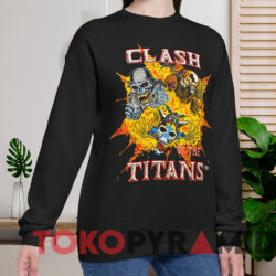 The Clash Of The Titans T-shirt 2 The Clash Of The Titans T shirt Black Sweatshirt
