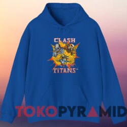 The Clash Of The Titans T-shirt 4 The Clash Of The Titans T shirt Blue Hoodie