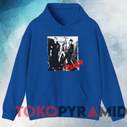 The Clash Poster T shirt Blue Hoodie