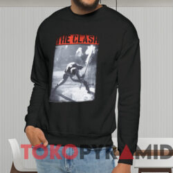 The Clash Smashing Guitar T-shirt 2 The Clash Smashing Guitar T shirt Black Sweatshirt