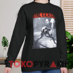 The Clash Smashing Guitar T-shirt 3 The Clash Smashing Guitar T shirt Black Sweatshirt