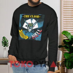 The Clash Straight To Hell T-shirt 2 The Clash Straight To Hell T shirt Black Sweatshirt