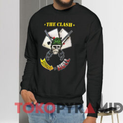 The Clash Straight To Hell T shirt Black Sweatshirt