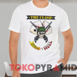 The Clash Straight To Hell T shirt White T shirt