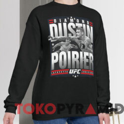 The Diamond Dustin Poirier KO Shirt 3 The Diamond Dustin Poirier Ko Shirt Black Sweatshirt