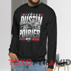 The Diamond Dustin Poirier KO Shirt 2 The Diamond Dustin Poirier Ko Shirt Black Sweatshirt