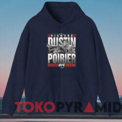 The Diamond Dustin Poirier KO Shirt 4 The Diamond Dustin Poirier Ko Shirt Navy Hoodie
