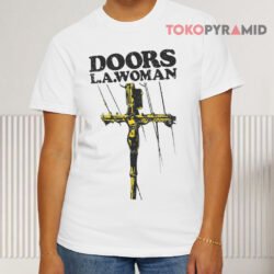The Doors Band La Woman White T shirt