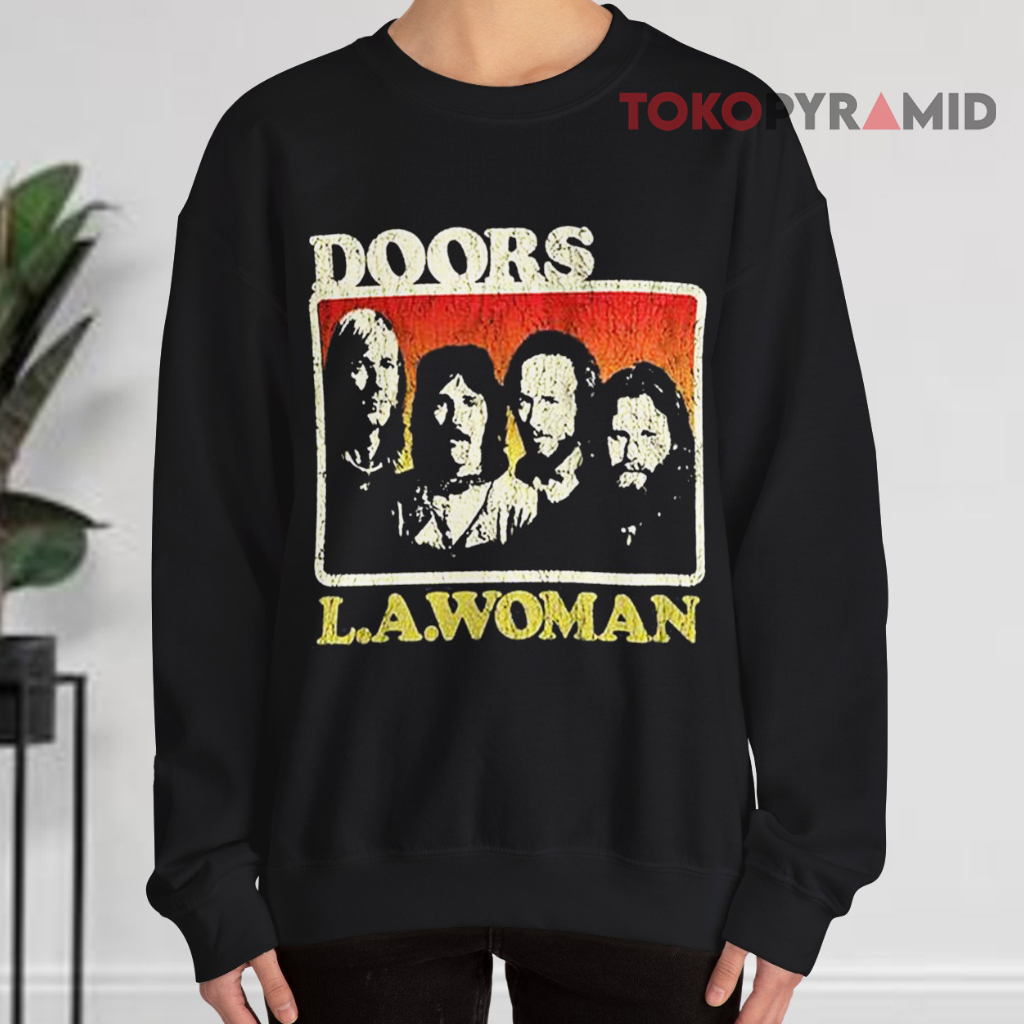 The Doors L a Woman Retro Sweatshirt The Doors L a Woman Retro Sweatshirt