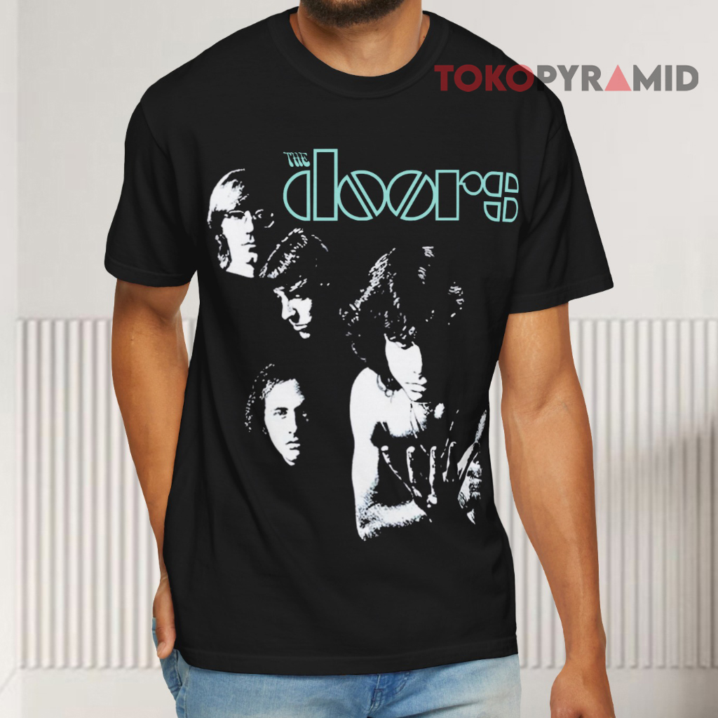 The Doors Light Photo Black T shirt The Doors Light Photo Black T shirt