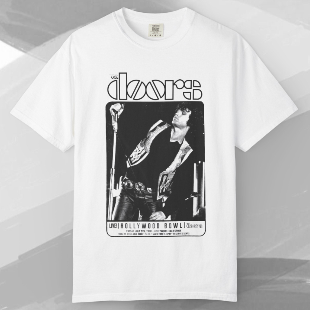 The Doors Live Hollywood Bowl Jim Morrison T shirt The Doors Live Hollywood Bowl Jim Morrison T shirt