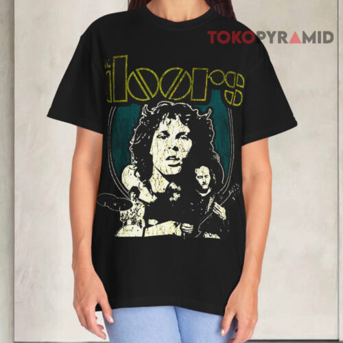 The Doors Live In Concert Black T shirt The Doors Live In Concert Black T shirt