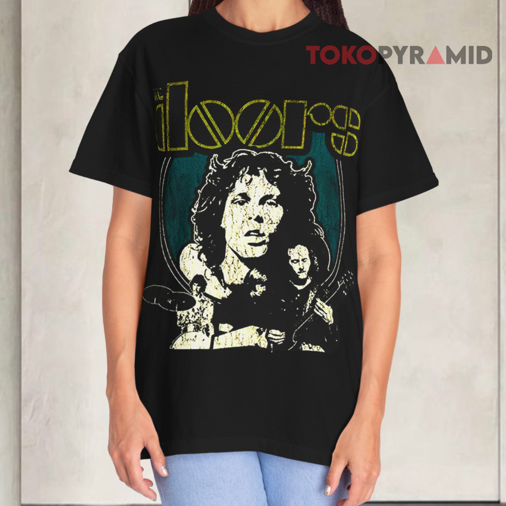 The Doors Live In Concert Black T shirt The Doors Live In Concert Black T shirt