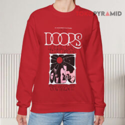 The Doors Lonnie Mack Elvin Bishop Cow Palace Red Sweatshirt