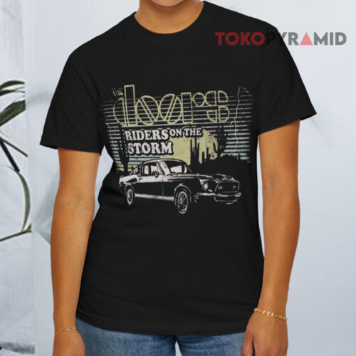 The Doors Riders On The Storm Black T shirt The Doors Riders On The Storm Black T shirt