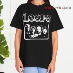 The Doors Tour Vintage Album Black T shirt