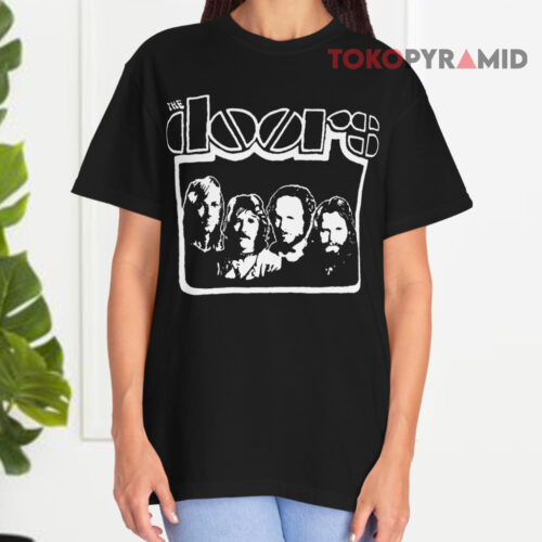 The Doors Tour Vintage Album Black T shirt The Doors Tour Vintage Album Black T shirt