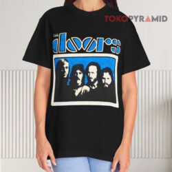 The Doors Tour Vintage Band Black T shirt