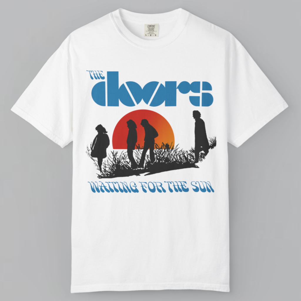 The Doors Waiting for the Sun ビンテージTシャツ Amazon.com: Doors, The Waiting for The Sun Official Tee T