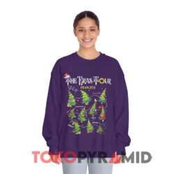 The Eras Tour Merry Swiftmas Purple Sweatshirt