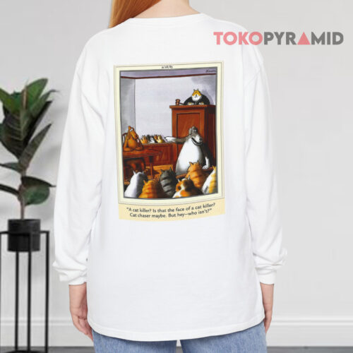 The Far Side A Cat Killer Long sleeved The Far Side A Cat Killer Long sleeved
