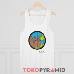 The Far Side Cartoon Bear Hunting White Tank Top