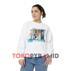 The Far Side Cat Fud White Sweatshirt