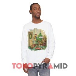 The Far Side Christmas Dogs White Long sleeved