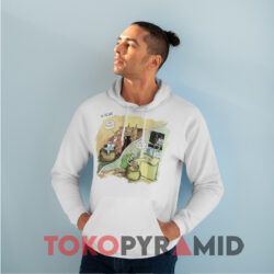 The Far Side Christmas Gary Larson White Hoodie