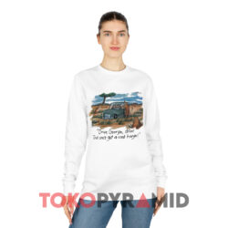 The Far Side Drive This One's Got A Coat Hanger White Long sleeved