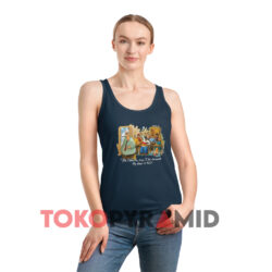 The Far Side May I Be Excused My Brain Is Full Navy Tank Top