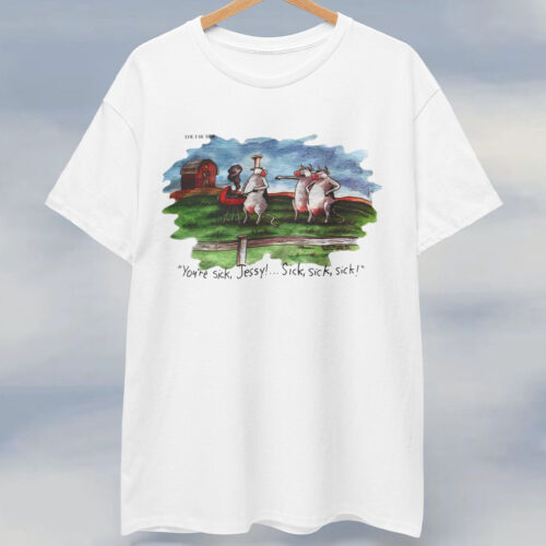 The Far Side by Gary Larson You're Sick Jessy Cow T Shirt The Far Side by Gary Larson You're Sick Jessy Cow T Shirt