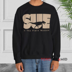 The Field Museum Sue The T rex 1997 Black Sweatshirt