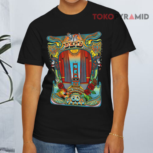 The Grateful Dead 60 Years Anniversary 1965 2025 In San Francisco California Black T shirt The Grateful Dead 60 Years Anniversary 1965 2025 In San Francisco California Black T shirt