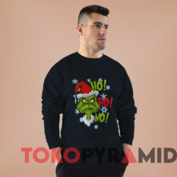 The Grinch Ho Ho No Christmas Sweatshirt Black Sweatshirt