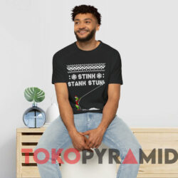 The Grinch Stink Stank Stunk Christmas Sweatshirt Black T shirt