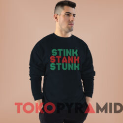 The Grinch Stink Stank Stunk Ugly Christmas Sweatshirt Black Sweatshirt