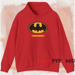 The Hundreds X Batman Bat T shirt Red Hoodie