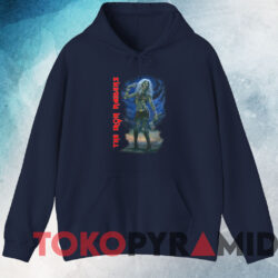 The Iron Maiden T shirt Navy Hoodie