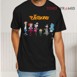 The Jetsons Cartoon Black T shirt