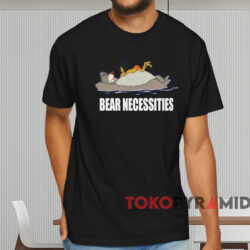 The Jungle Book Bear Necessities T shirt Black T shirt
