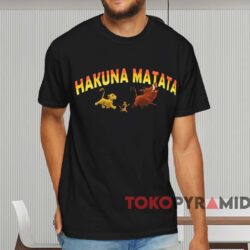 The Lion King Hakuna Matata T shirt Black T shirt