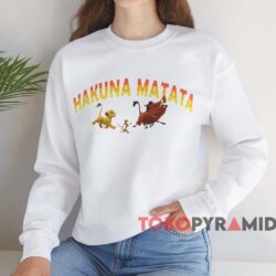 The Lion King Hakuna Matata T-shirt 4 The Lion King Hakuna Matata T shirt White Sweatshirt