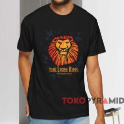The Lion King Musical T shirt Black T shirt