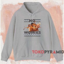 The Lion King Pumbaa And Timon No Worries T-shirt 2 The Lion King Pumbaa And Timon No Worries T shirt Grey Hoodie