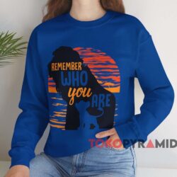 The Lion King Remember Who You Are T shirt Blue Sweatshirt