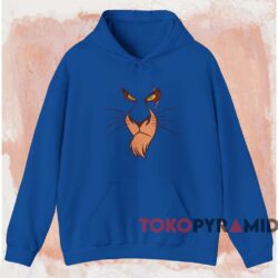The Lion King Scar Big Face T-shirt 2 The Lion King Scar Big Face T shirt Blue Hoodie