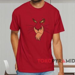 The Lion King Scar Big Face T shirt Red T shirt