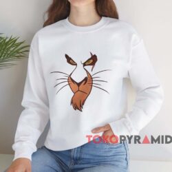 The Lion King Scar Big Face T-shirt 4 The Lion King Scar Big Face T shirt White Sweatshirt
