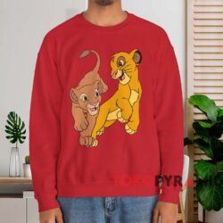 The Lion King Simba and Nala T-shirt 3 The Lion King Simba And Nala T shirt Red Sweatshirt